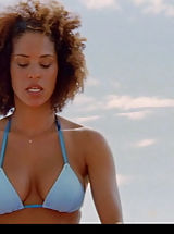 Micro Bikini, Karyn Parsons requires her incredible bikini human body towards the beach