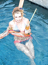 Micro Bikini, Lexi Belle gets a job with the Madisons the only job is to keep them cumming.