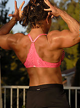 Micro Bikini, Julie Assa Large Muscles