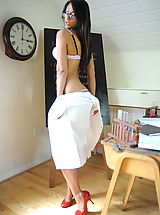 High Heels, Secretaries in High Heels Miss Sarah in August 2011
